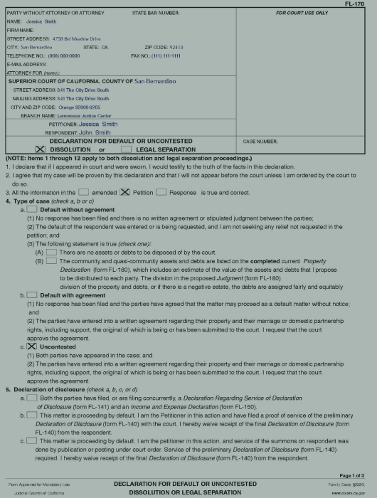 San Bernardino County Divorce Online File for Divorce in California